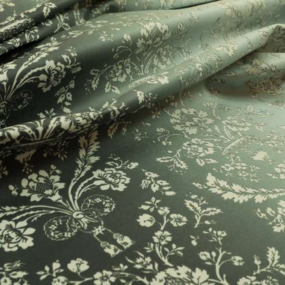 Freedom Printed Velvet Fabric Collection Damask Pattern Grey Colour Upholstery Fabric CTR-67 - Handmade Cushions