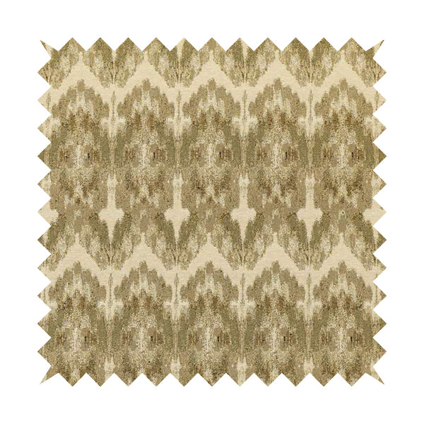 Bruges Stripe Zig Zag Striped Chevron Brown Beige Chenille Quality Jacquard Upholstery Fabrics CTR-674 - Made To Measure Curtains