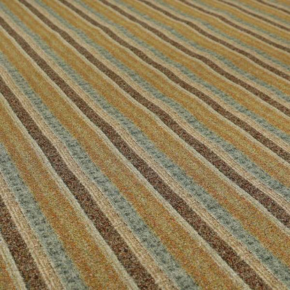 Bruges Stripe Vertical Striped Pattern Yellow Blue Red Colour Jacquard Upholstery Fabrics CTR-693 - Roman Blinds