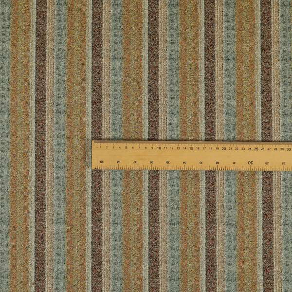 Bruges Stripe Vertical Striped Pattern Yellow Blue Red Colour Jacquard Upholstery Fabrics CTR-693 - Made To Measure Curtains