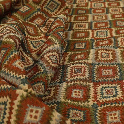 Bruges Modern Mexican Tetris Aztec Geometric Pattern Jacquard Upholstery Fabrics CTR-711