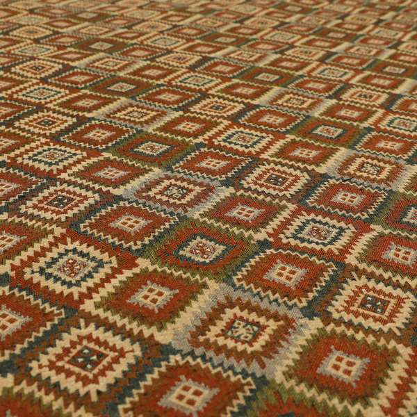 Bruges Modern Mexican Tetris Aztec Geometric Pattern Jacquard Upholstery Fabrics CTR-711