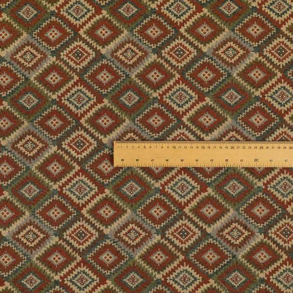 Bruges Modern Mexican Tetris Aztec Geometric Pattern Jacquard Upholstery Fabrics CTR-711