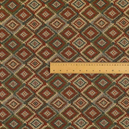 Bruges Modern Mexican Tetris Aztec Geometric Pattern Jacquard Upholstery Fabrics CTR-711