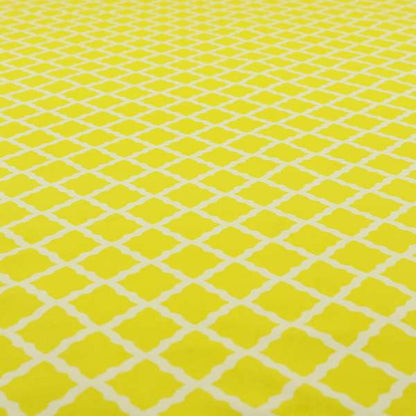 Freedom Printed Velvet Fabric Collection Modern Yellow Colour Pattern Upholstery Fabric CTR-74