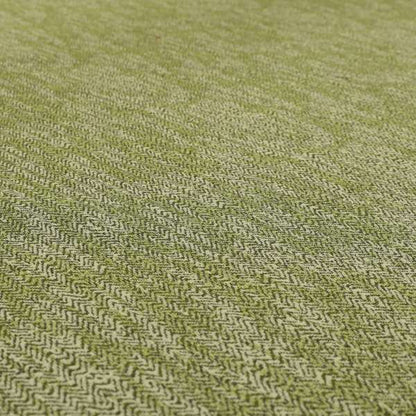 Trapeze Faded Herringbone Pattern Semi Plain Green Furnishing Fabrics CTR-792 - Made To Measure Curtains