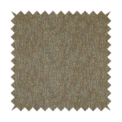 Trapeze Faded Herringbone Pattern Semi Plain Brown Furnishing Fabrics CTR-794 - Roman Blinds