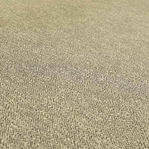 Trapeze Faded Herringbone Pattern Semi Plain Grey Silver Furnishing Fabrics CTR-795