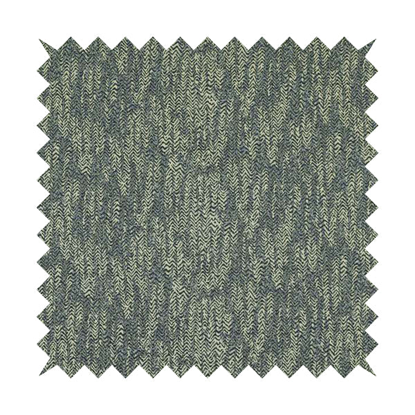 Trapeze Faded Herringbone Pattern Semi Plain Green Furnishing Fabrics CTR-799