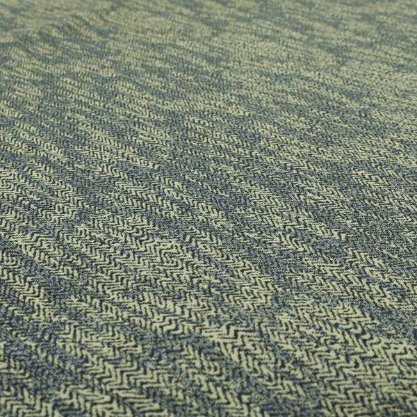 Trapeze Faded Herringbone Pattern Semi Plain Green Furnishing Fabrics CTR-799