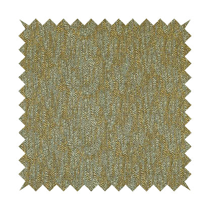 Trapeze Faded Herringbone Pattern Semi Plain Yellow Furnishing Fabrics CTR-800