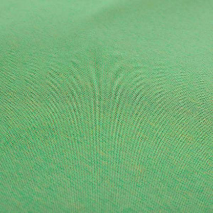 Downton Green Blue Semi Plain Lightweight Chenille Curtain Upholstery Fabrics CTR-810 - Roman Blinds