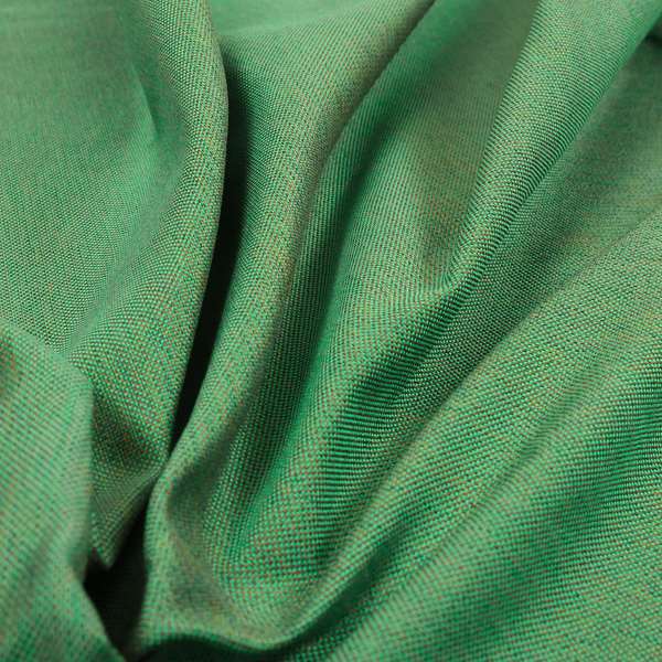 Downton Green Blue Semi Plain Lightweight Chenille Curtain Upholstery Fabrics CTR-810