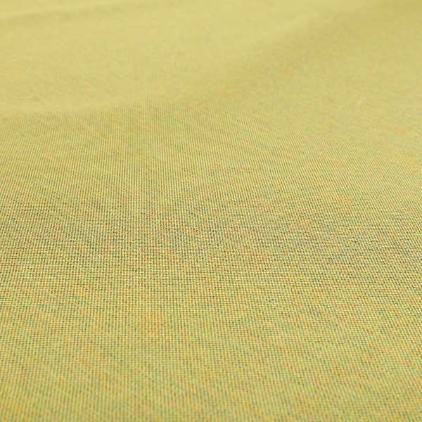 Downton Yellow Semi Plain Lightweight Chenille Curtain Upholstery Fabrics CTR-811 - Roman Blinds