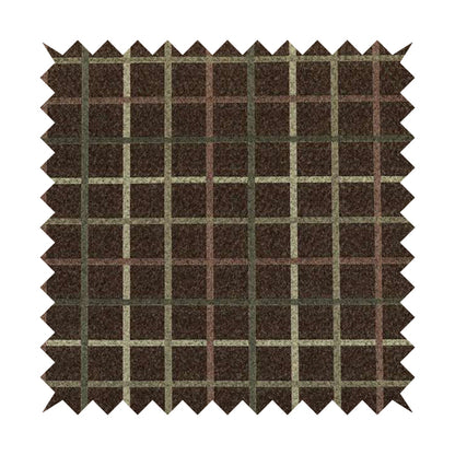 Clifton Burgundy Red Colour Tartan Scottish Pattern Soft Touch Wool Effect Furnishing Fabric CTR-847 - Roman Blinds