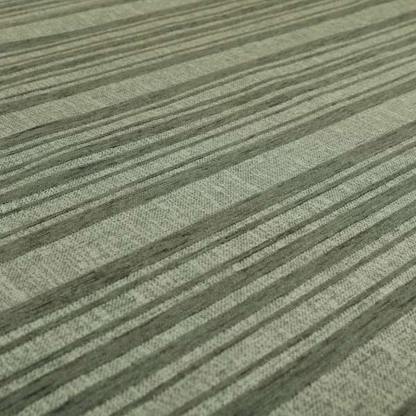 Olympos Mono Tone Faded Stripe Pattern Grey Colour Chenille Upholstery Fabric CTR-874 - Made To Measure Curtains