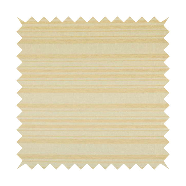 Olympos Mono Tone Faded Stripe Pattern Beige Colour Chenille Upholstery Fabric CTR-876