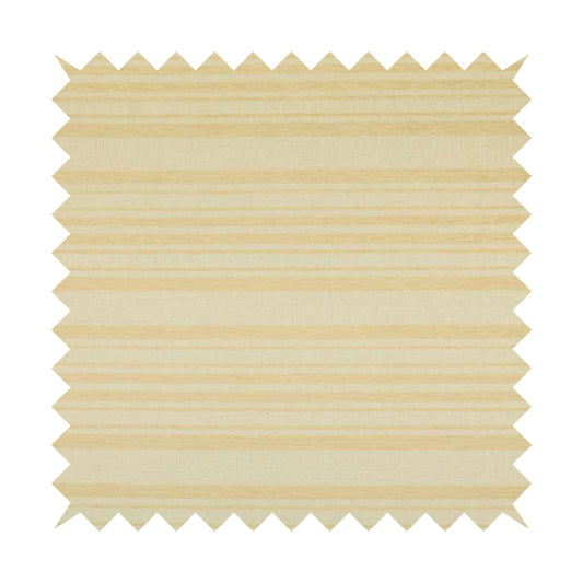 Olympos Mono Tone Faded Stripe Pattern Beige Colour Chenille Upholstery Fabric CTR-876