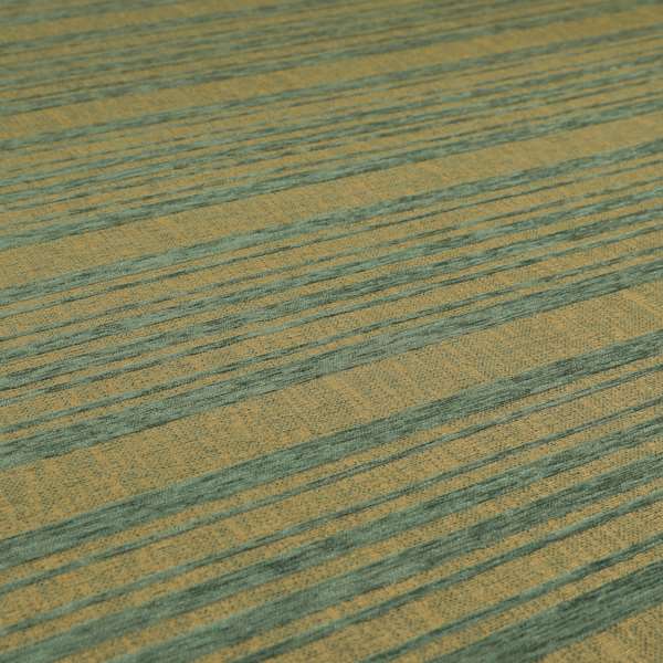 Olympos Mono Tone Faded Stripe Pattern Blue Colour Chenille Upholstery Fabric CTR-880 - Made To Measure Curtains