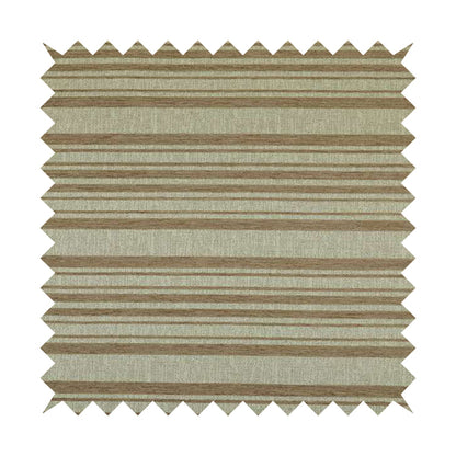 Olympos Mono Tone Faded Stripe Pattern Brown Colour Chenille Upholstery Fabric CTR-882 - Roman Blinds