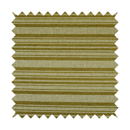 Olympos Mono Tone Faded Stripe Pattern Green Colour Chenille Upholstery Fabric CTR-884 - Roman Blinds