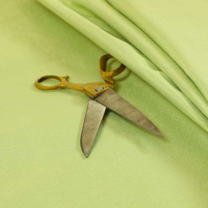 Fabriano Plain Chenille Type Light Green Colour Upholstery Fabric CTR-897 - Roman Blinds