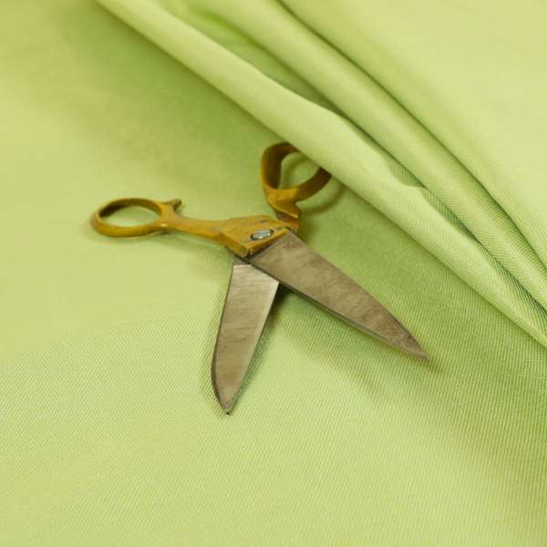 Fabriano Plain Chenille Type Light Green Colour Upholstery Fabric CTR-897