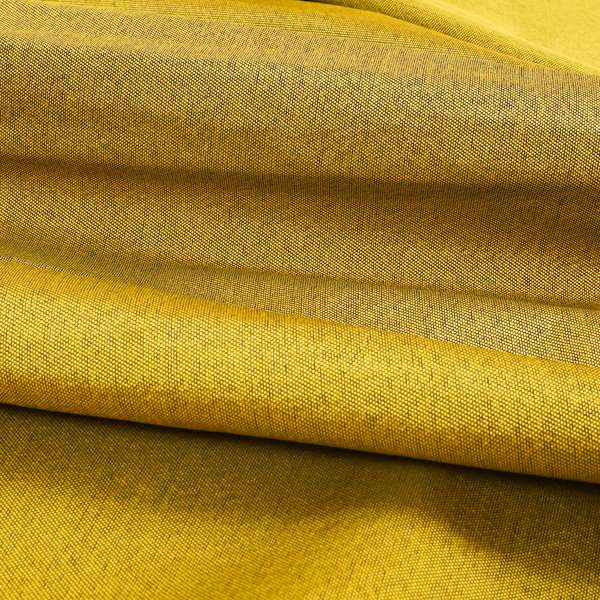 Fabriano Plain Chenille Type Yellow Colour Upholstery Fabric CTR-899 - Roman Blinds