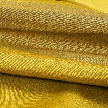 Fabriano Plain Chenille Type Yellow Colour Upholstery Fabric CTR-899