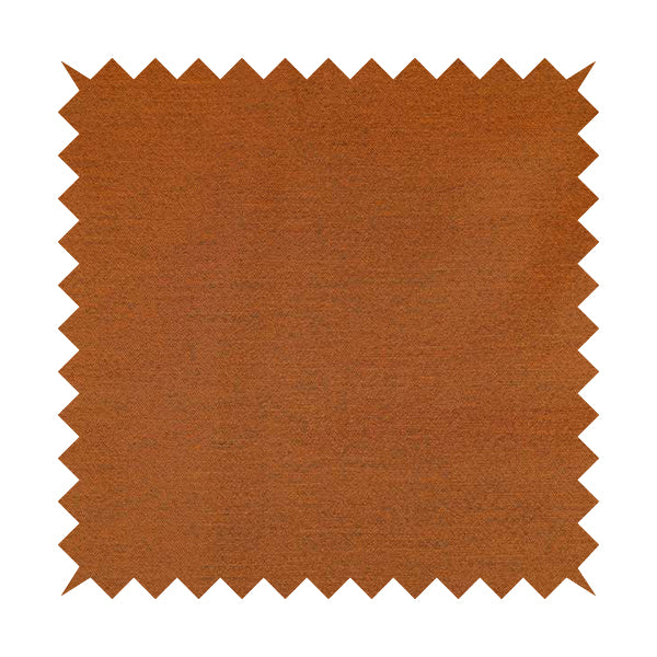 Fabriano Plain Chenille Type Orange Colour Upholstery Fabric CTR-901 - Roman Blinds