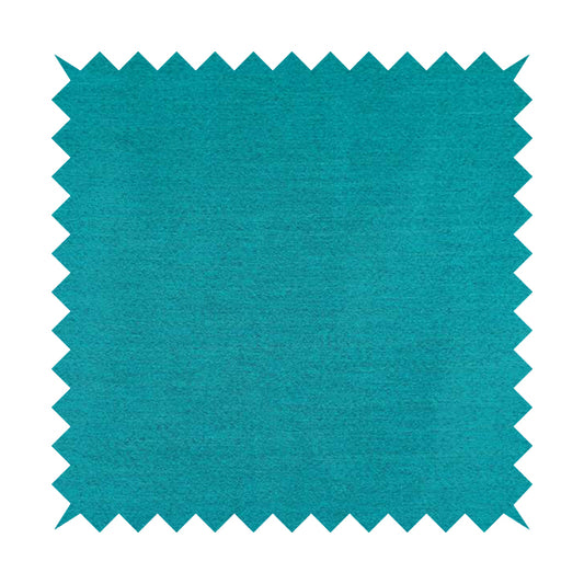 Fabriano Plain Chenille Type Teal Blue Colour Upholstery Fabric CTR-906