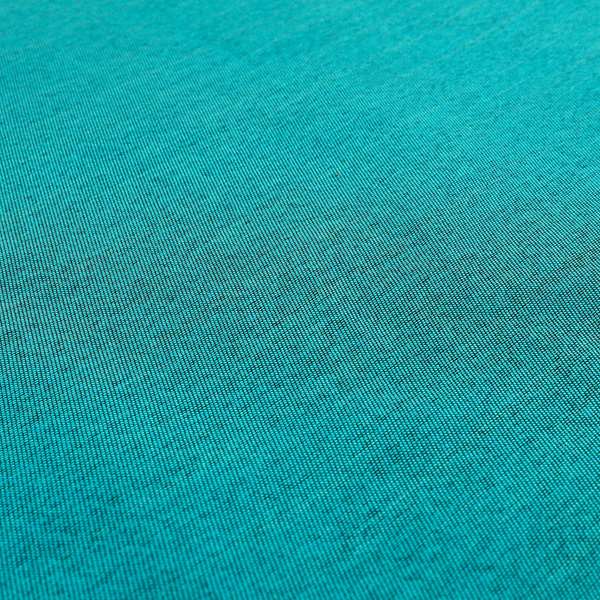 Fabriano Plain Chenille Type Teal Blue Colour Upholstery Fabric CTR-906 - Roman Blinds