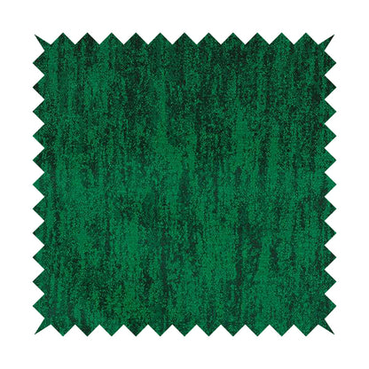 Fabriano Abstract Semi Plain Chenille Type Green Black Upholstery Fabric CTR-909 - Handmade Cushions