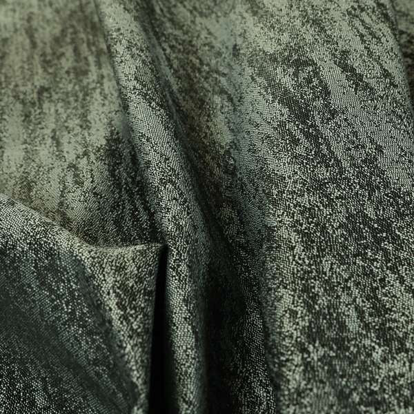 Fabriano Abstract Semi Plain Chenille Type Grey Black Upholstery Fabric CTR-910 - Made To Measure Curtains