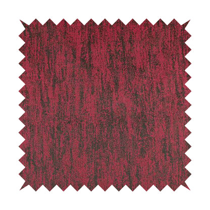 Fabriano Abstract Semi Plain Chenille Type Pink Black Upholstery Fabric CTR-913 - Roman Blinds