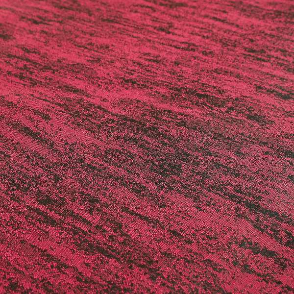 Fabriano Abstract Semi Plain Chenille Type Pink Black Upholstery Fabric CTR-913 - Roman Blinds