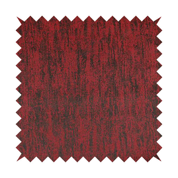 Fabriano Abstract Semi Plain Chenille Type Burgundy Red Black Upholstery Fabric CTR-914 - Roman Blinds