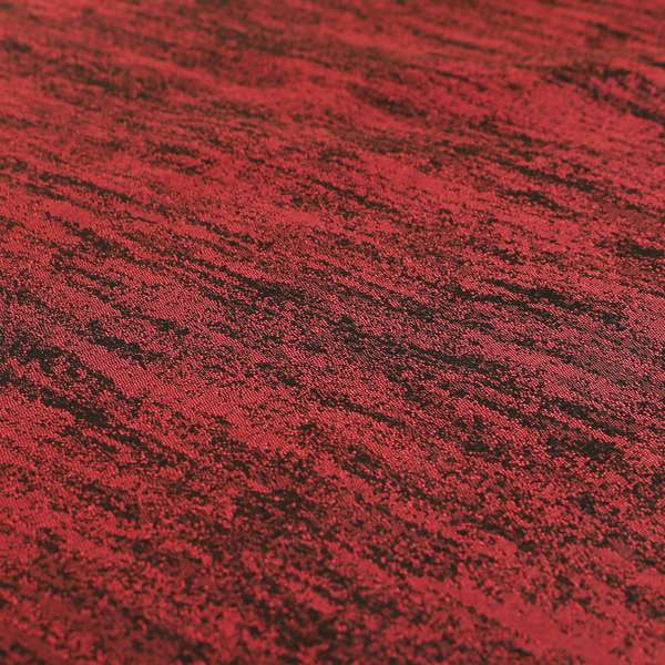 Fabriano Abstract Semi Plain Chenille Type Burgundy Red Black Upholstery Fabric CTR-914 - Handmade Cushions