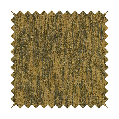 Fabriano Abstract Semi Plain Chenille Type Yellow Black Upholstery Fabric CTR-917 - Roman Blinds