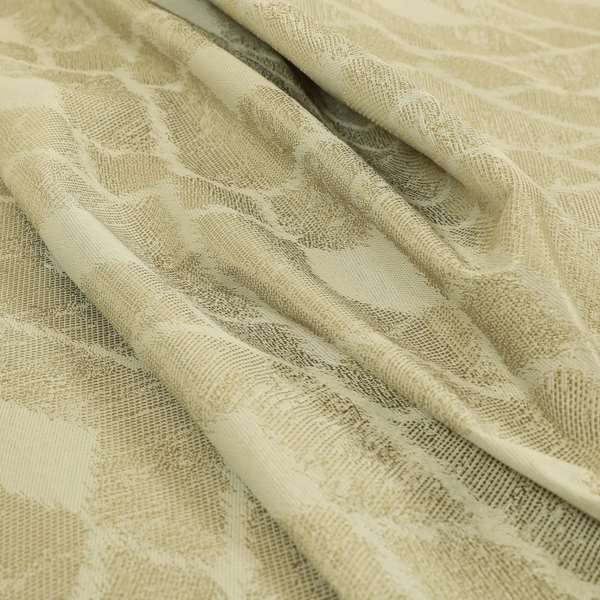 Fabriano Diamond Pattern Chenille Type Cream Beige Upholstery Fabric CTR-919 - Roman Blinds