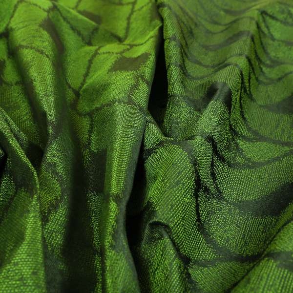 Fabriano Diamond Pattern Chenille Type Green Upholstery Fabric CTR-923