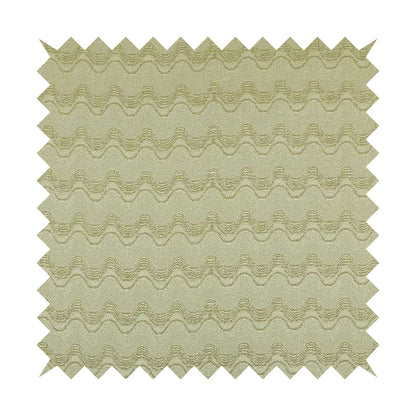 Fabriano Wave Pattern Chenille Type Cream Beige Upholstery Fabric CTR-946 - Made To Measure Curtains