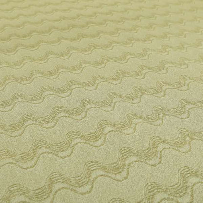 Fabriano Wave Pattern Chenille Type Cream Beige Upholstery Fabric CTR-946 - Roman Blinds