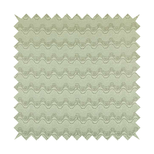 Fabriano Wave Pattern Chenille Type Silver Upholstery Fabric CTR-947