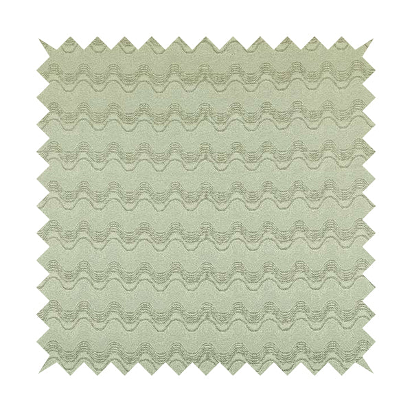 Fabriano Wave Pattern Chenille Type Silver Upholstery Fabric CTR-947 - Made To Measure Curtains