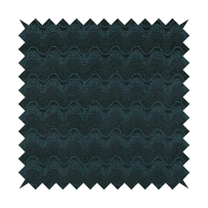 Fabriano Wave Pattern Chenille Type Navy Blue Upholstery Fabric CTR-952 - Made To Measure Curtains