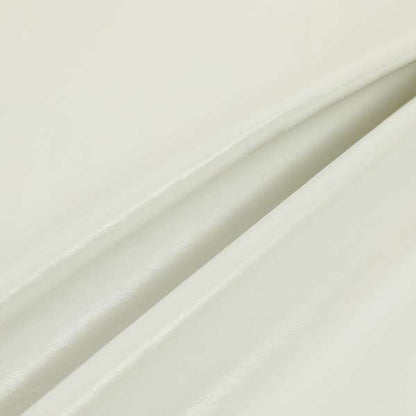 Capelli Soft Sheen Vinyl Faux Leather White Colour Upholstery Fabric