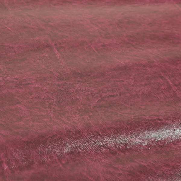 Capelli Soft Sheen Vinyl Faux Leather Magenta Purple Colour Upholstery Fabric