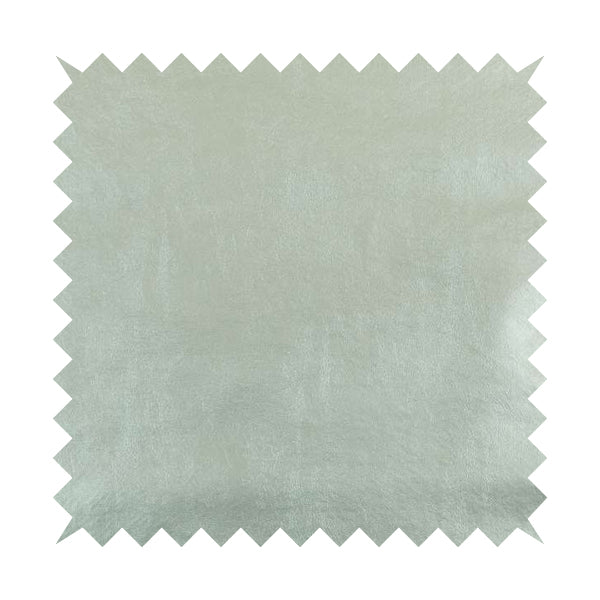 Capelli Soft Sheen Vinyl Faux Leather Silver Colour Upholstery Fabric