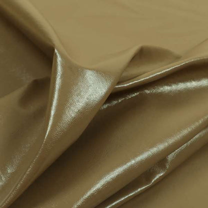 Capelli Soft Sheen Vinyl Faux Leather Brown Mocha Colour Upholstery Fabric